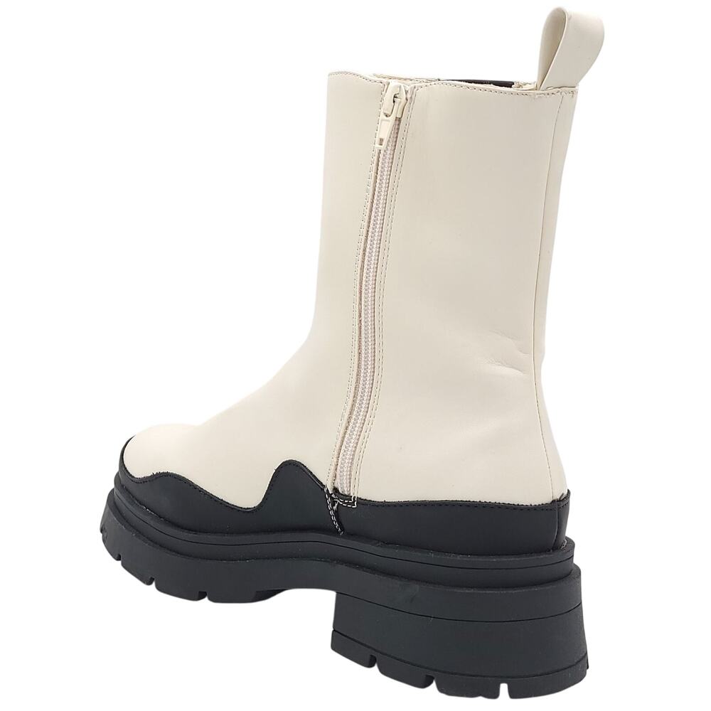 Wild Pair Women Grayce Platform Chelsea Booties Size US 9.5M Ivory White - Picture 3 of 8